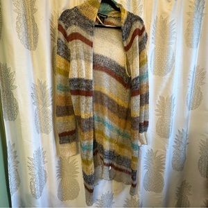 Lane Bryant Striped Cardigan